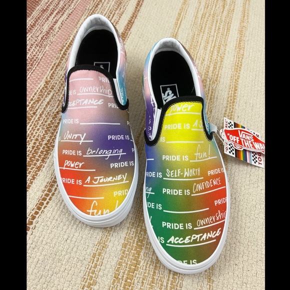 NWT Vans X Pride Sneaker Collection ❤️ Multi color - Picture 10 of 11